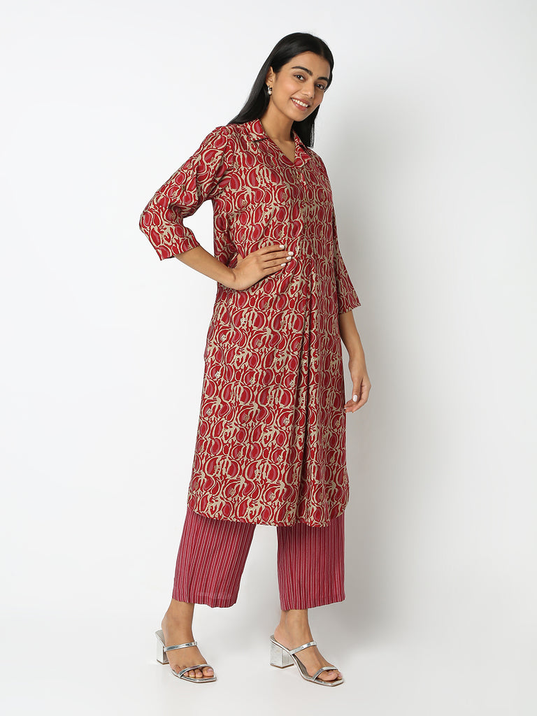Regular Fit Printed Kurta Sets