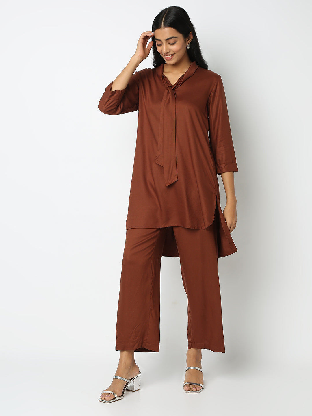Regular Fit Solid Kurta Sets