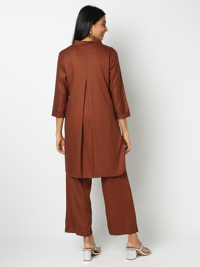 Regular Fit Solid Kurta Sets