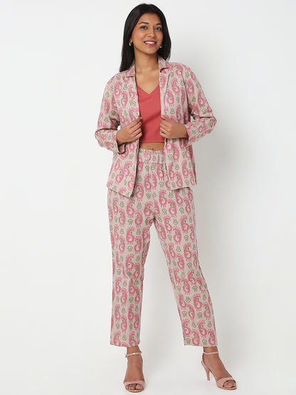 Regular Fit Printed Ethnic Sets