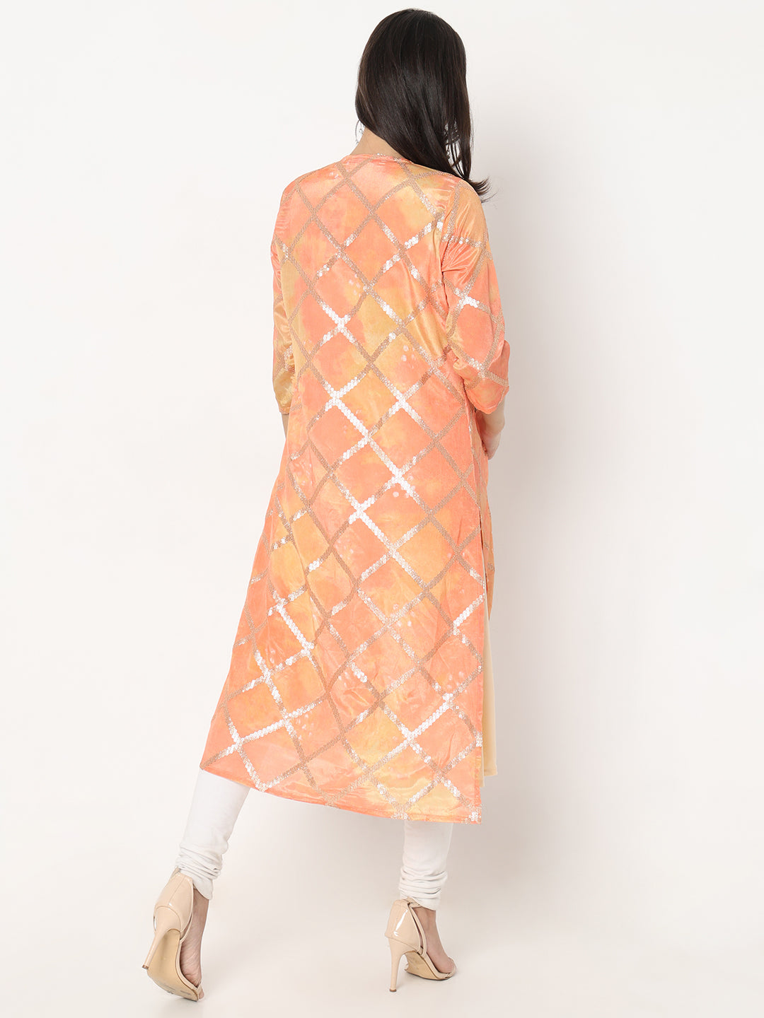 Flare Fit Embellished Kurta