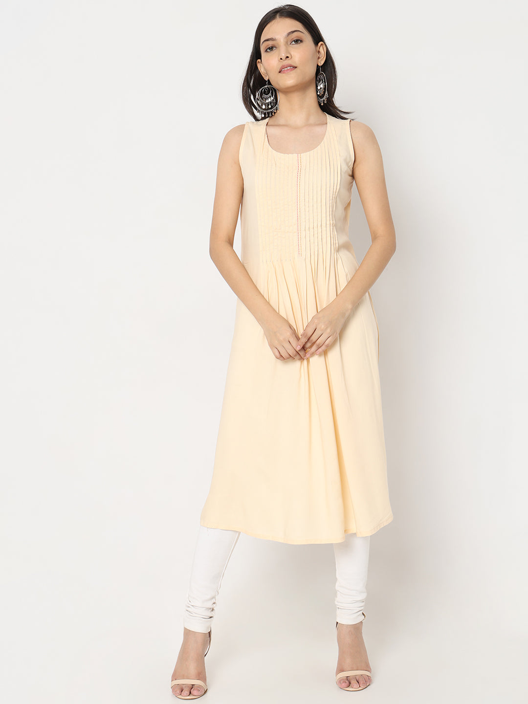 Flare Fit Embellished Kurta