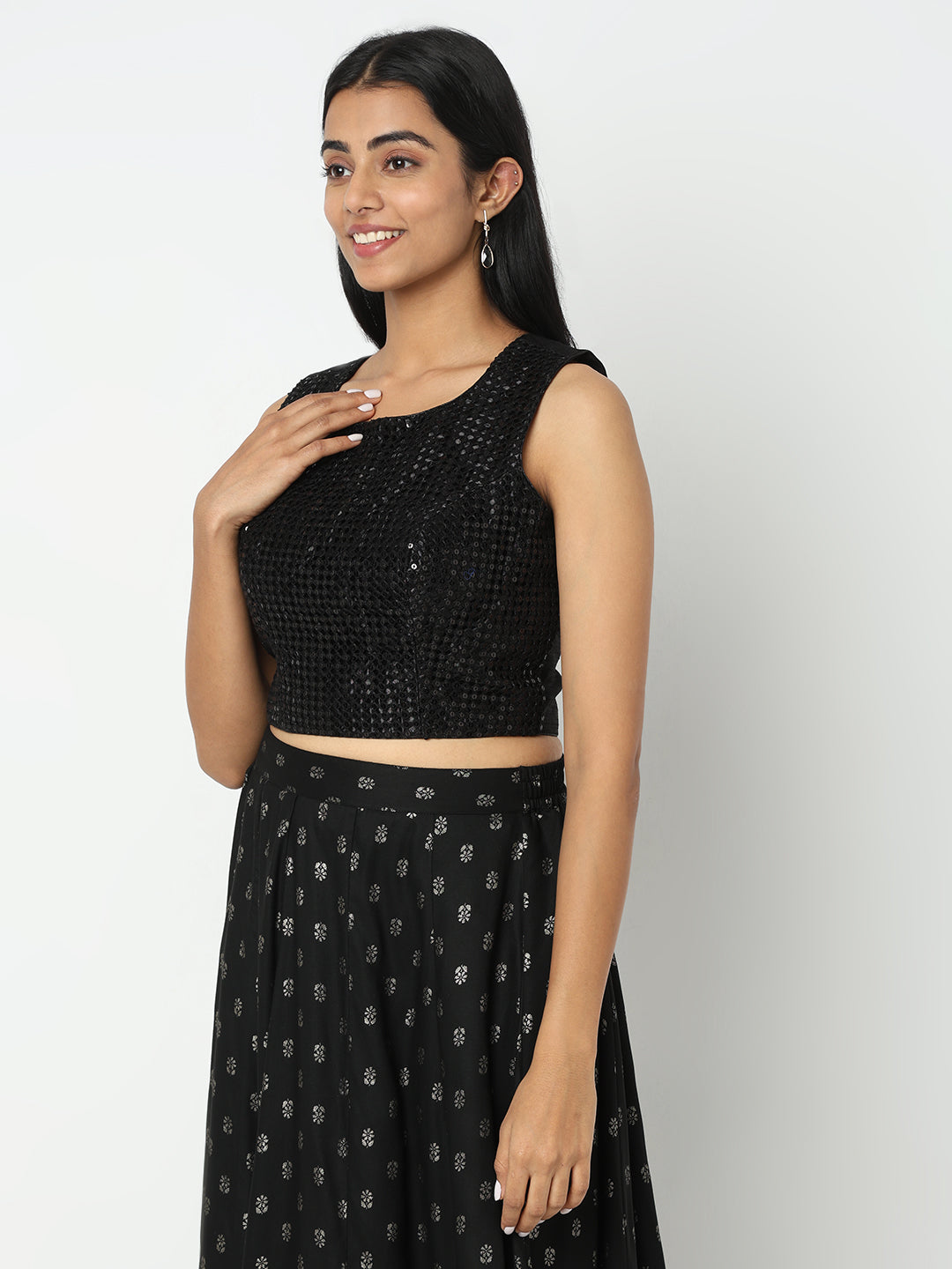 Slim fit Embellished Top