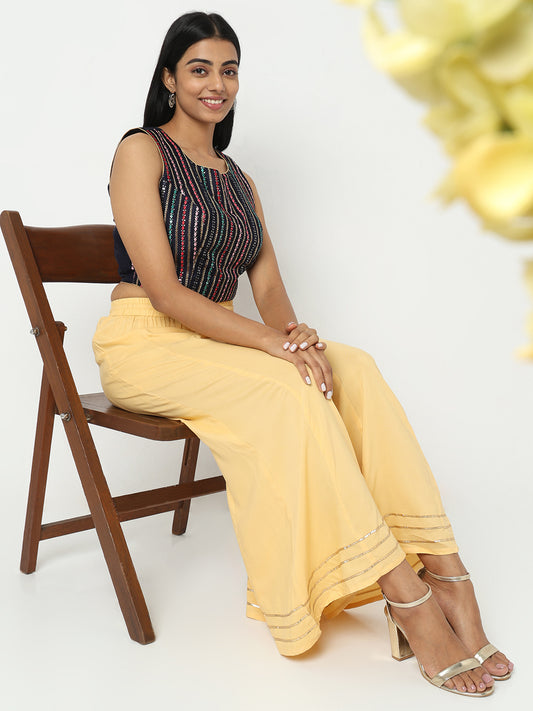 Slim fit Embroidered Top