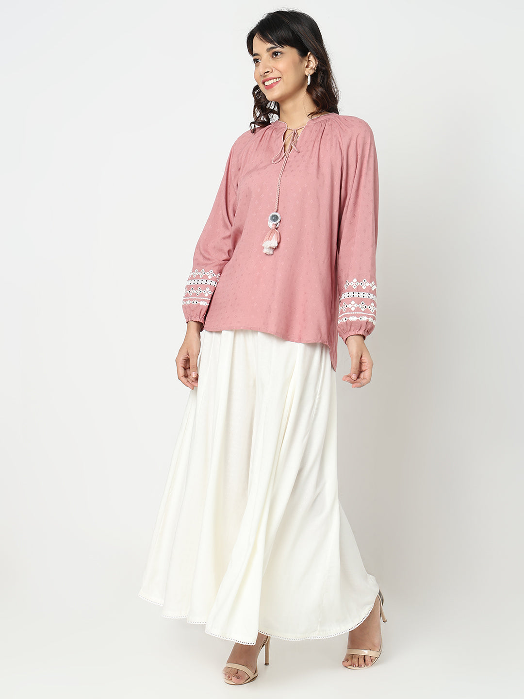 Regular Fit Embellished Top