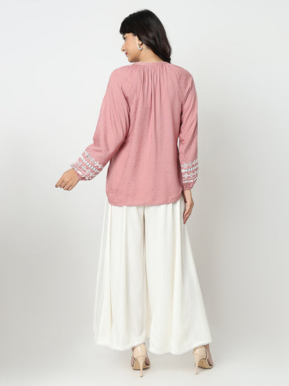 Regular Fit Embellished Top