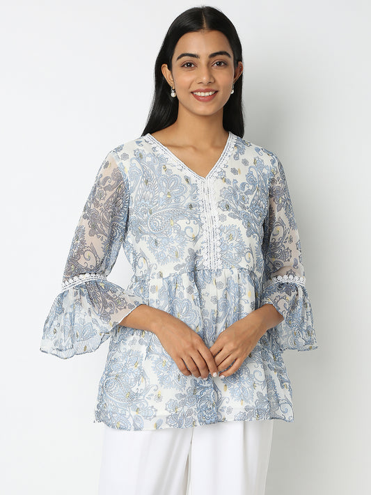 Regular Fit Printed Top