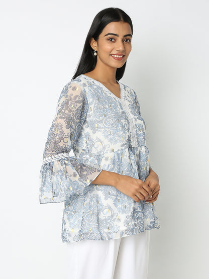 Regular Fit Printed Top
