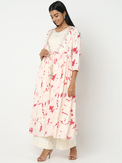 Regular Fit Embroidered Kurta