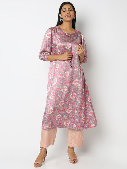 Straight Fit Printed Kurta