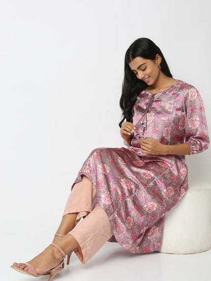 Straight Fit Printed Kurta