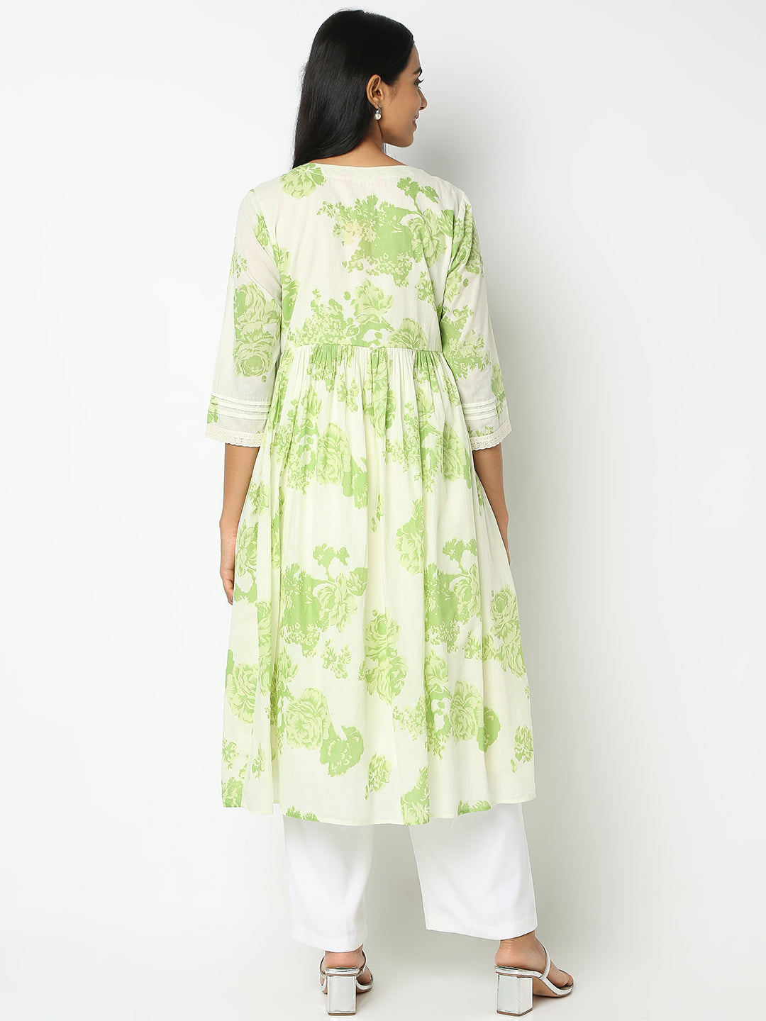 Flare Fit Printed Kurta