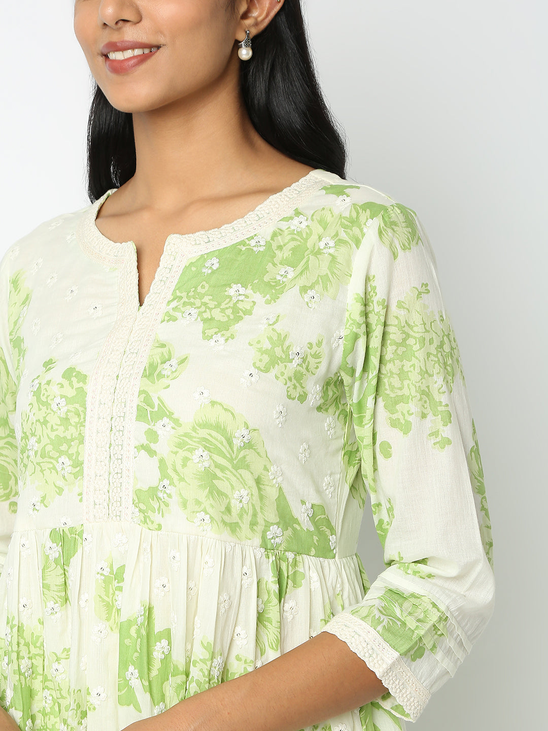 Flare Fit Printed Kurta