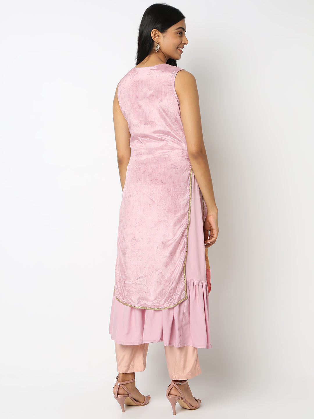 Straight Fit Embellished Kurta