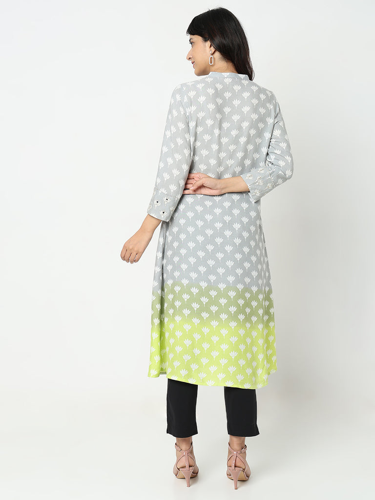 Flare Fit Printed Kurta