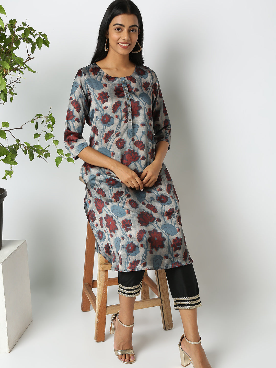 Regular Fit Printed Kurta