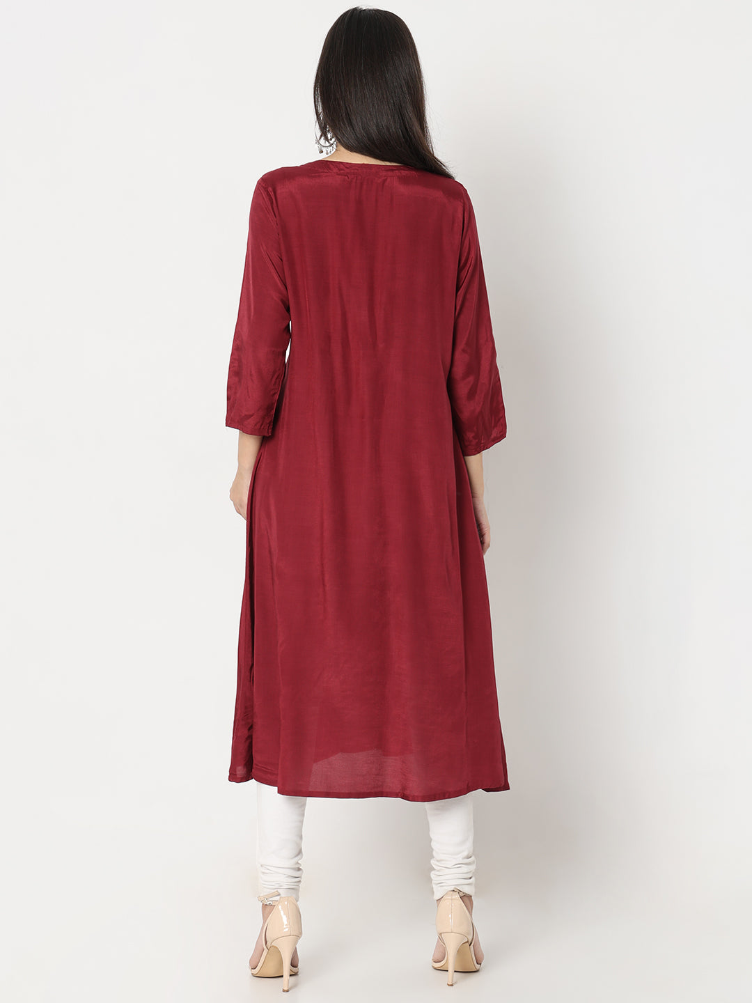 Flare Fit Embellished Kurta