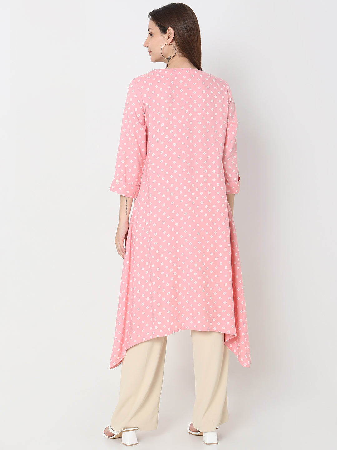 Flare Fit Embellished Kurta