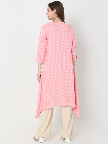 Flare Fit Embellished Kurta