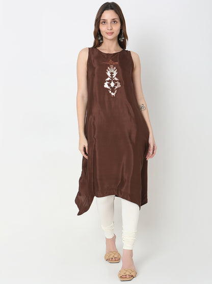 Straight Fit Embellished Kurta
