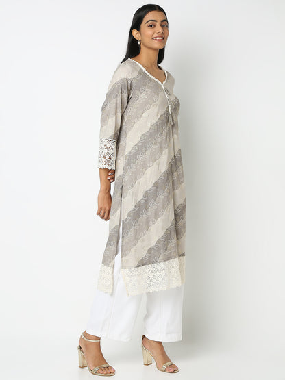 Straight Fit Printed Kurta