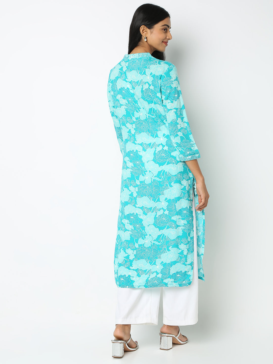 Flare Fit Printed Kurta