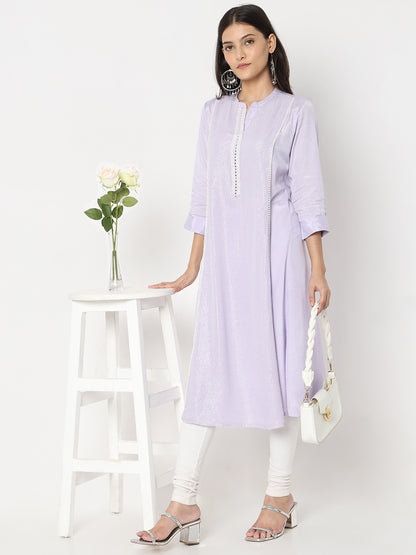 Flare Fit Embellished Kurta